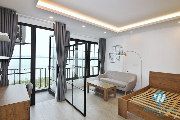 A newly 1 bedroom apartment with lake view in Yen phu village